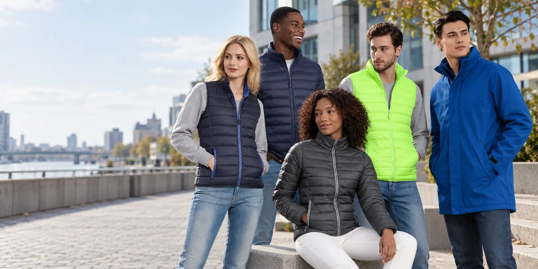 Vêtements d’extérieur publicitaires Midocean : vestes, parkas et bodywarmers