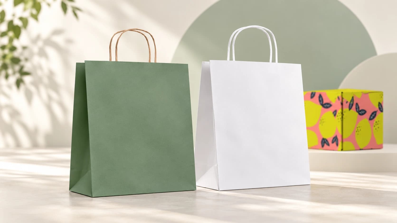 Sacs en papier publicitaires personnalisés pour commerces et événements