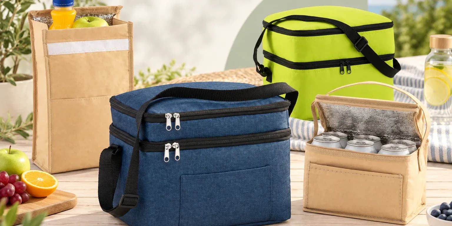 Sacs isothermes publicitaires personnalisés pour repas, pique-nique et transport de boissons