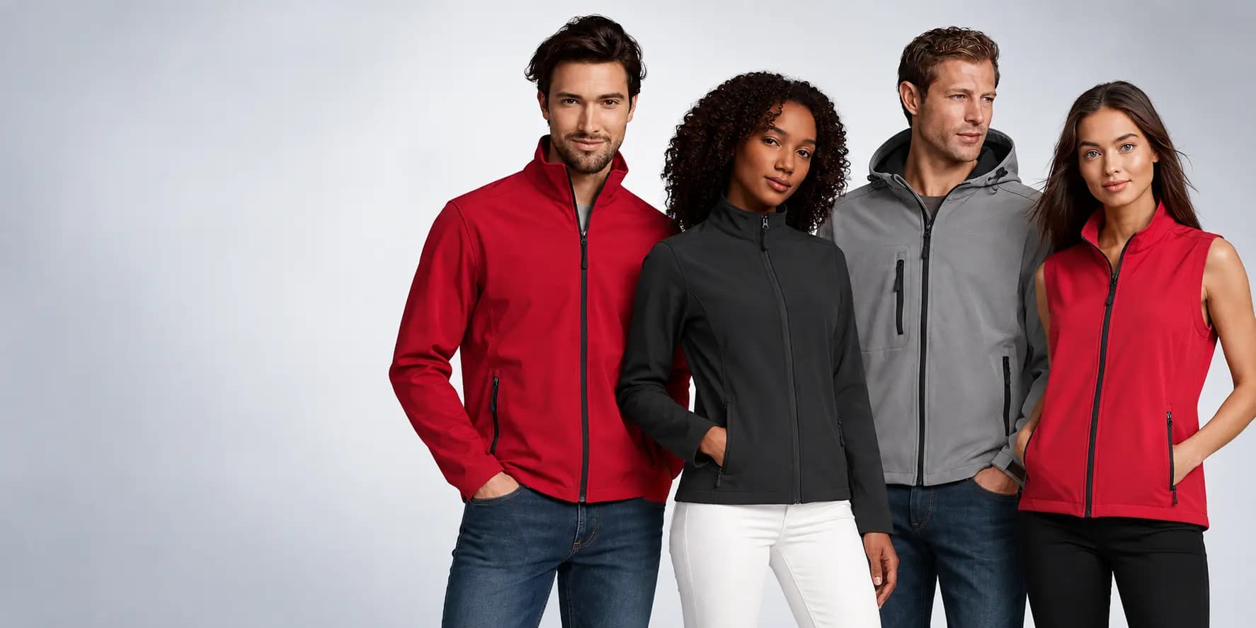 Vestes et gilets softshell Sol's Midocean pour homme et femme