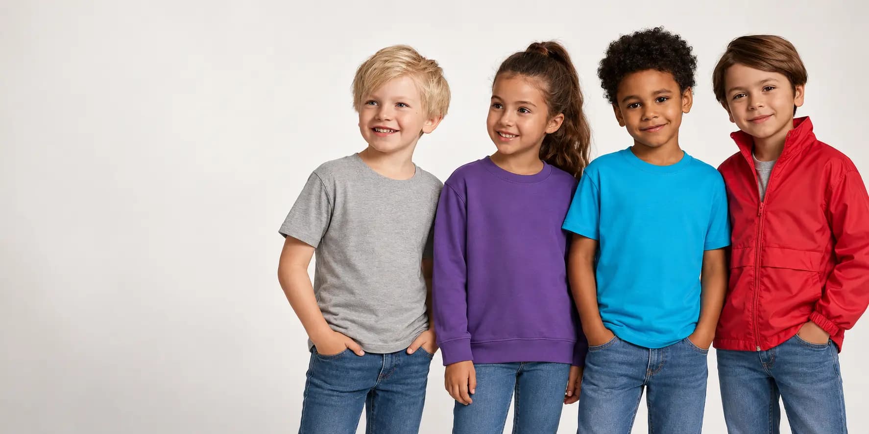 Vêtements enfants Sol's avec t-shirts, sweats et vestes colorés