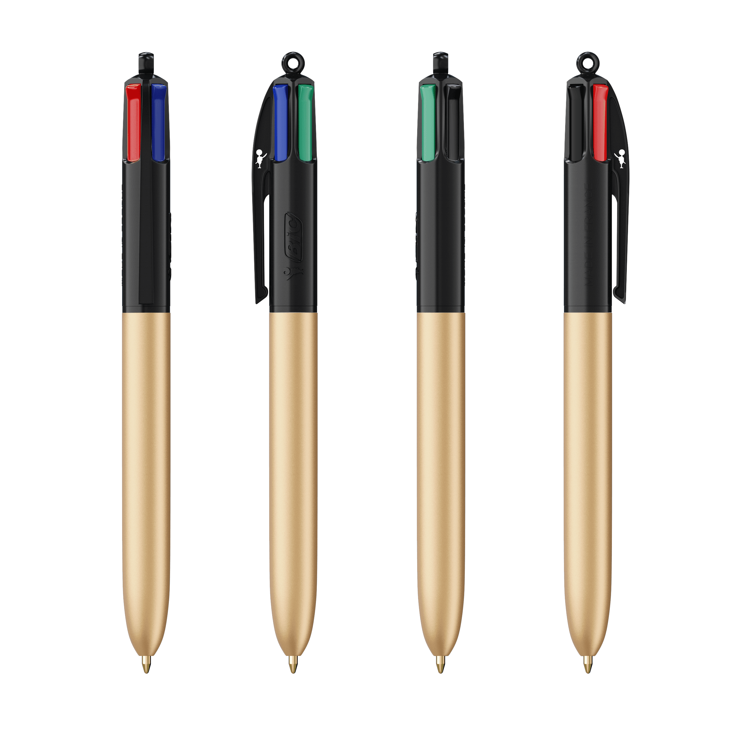BIC® 4 Couleurs® Glacé with Lanyard personnalisable