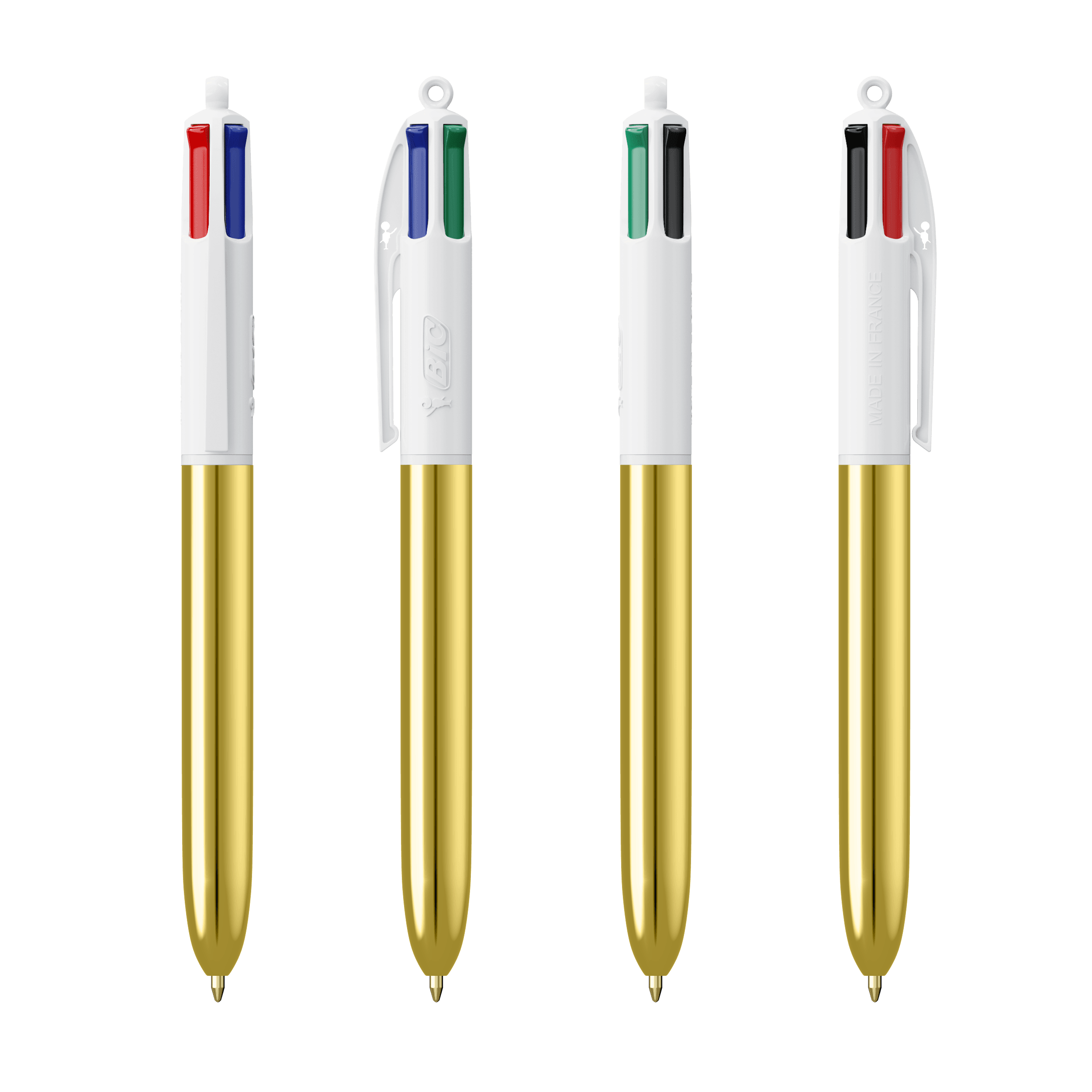 BIC® 4 Couleurs® Shine ballpen personnalisable
