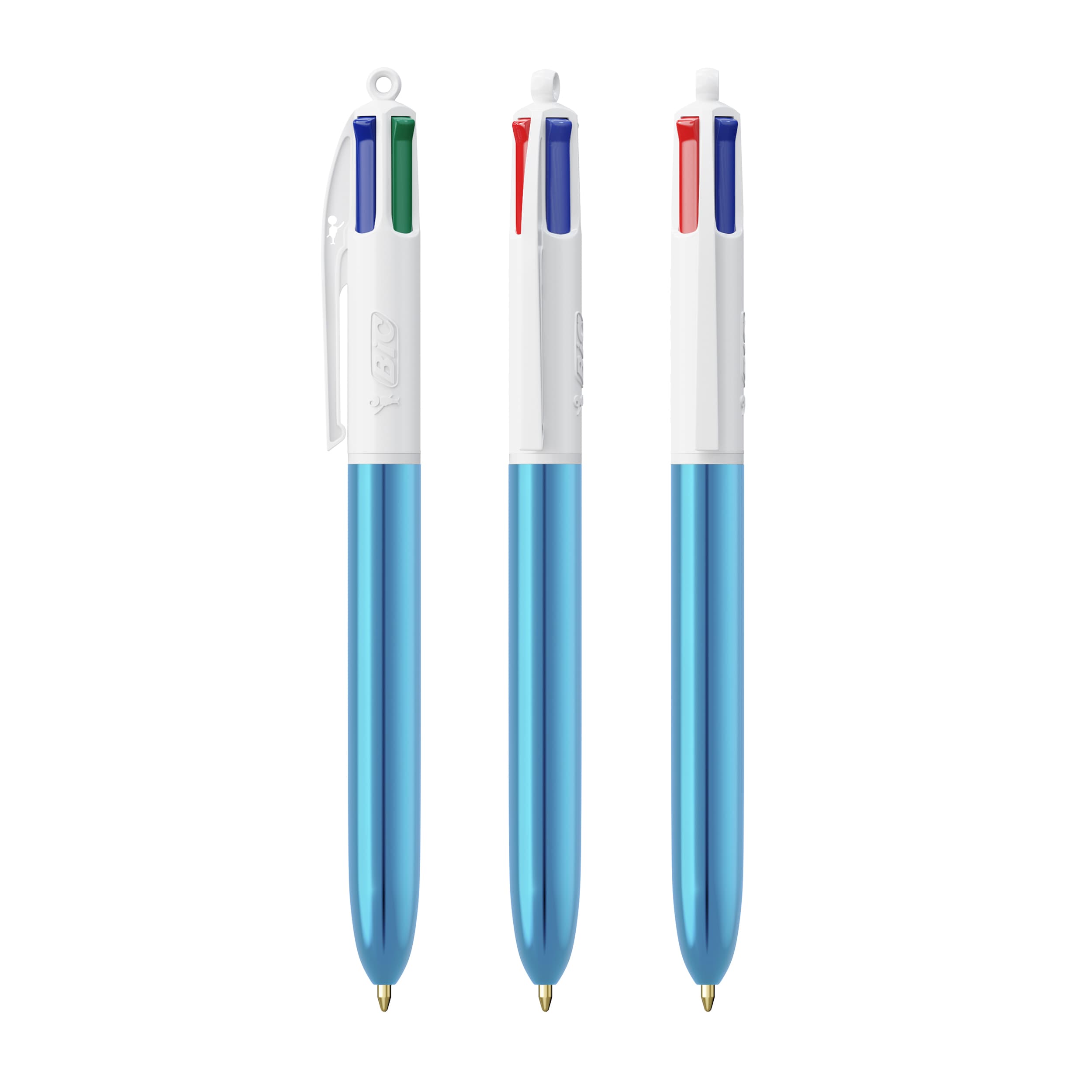 BIC® 4 Couleurs® Shine ballpen personnalisable