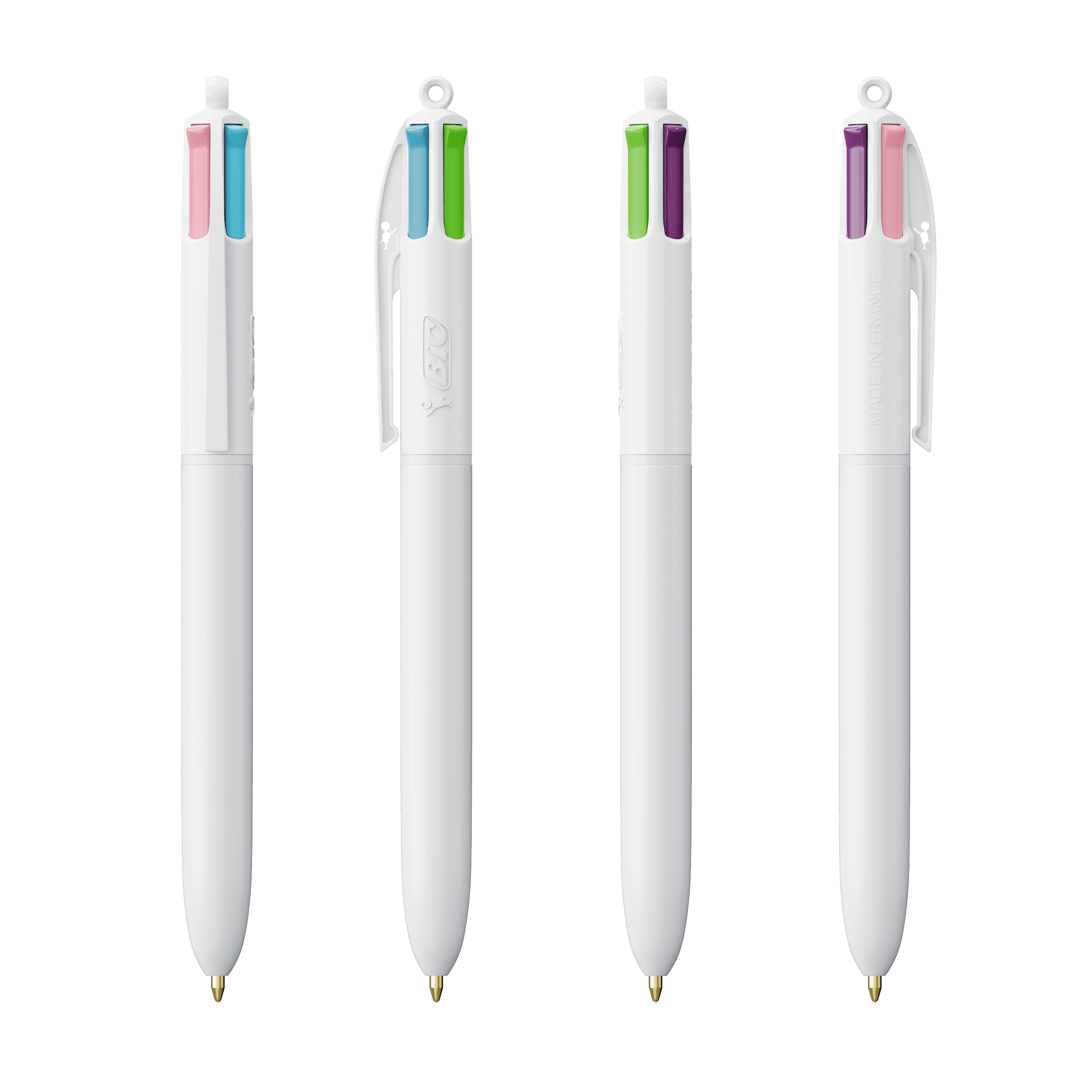 BIC® 4 Couleurs® Fashion with Lanyard ballpen personnalisable