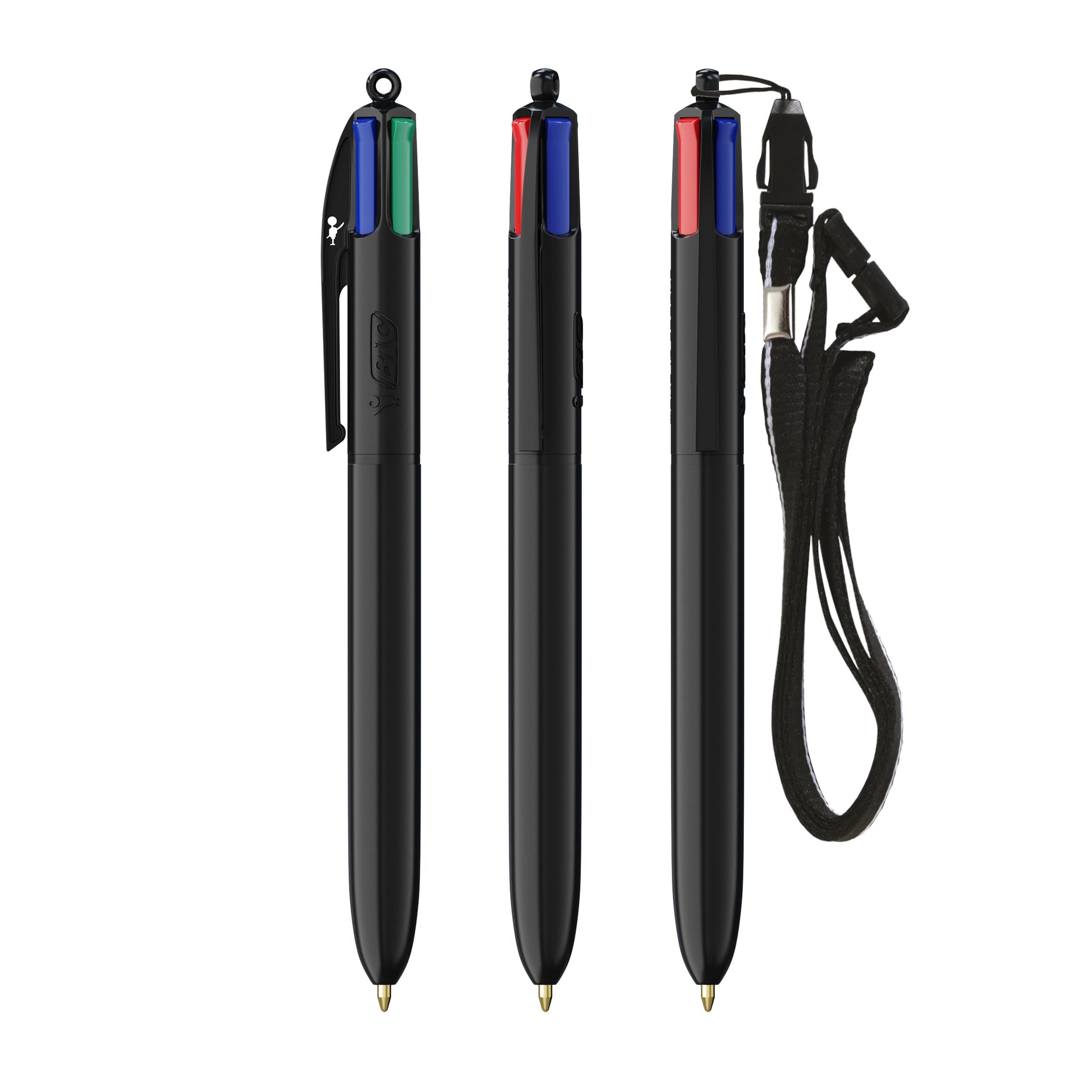 BIC® 4 Colours® ECO + lanyard personnalisable