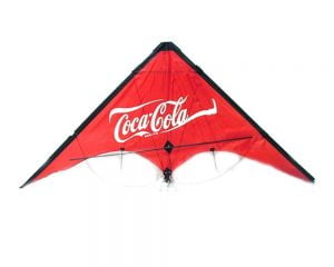 cerf volant triangle publicitaire coca cola