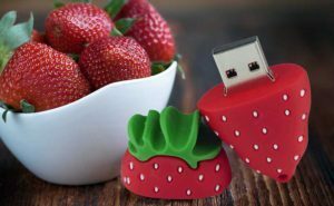 Cle USB fraise fruit & legumes