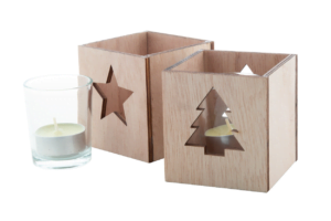 bougie sapin vanille Bougeoir Sapin Bois